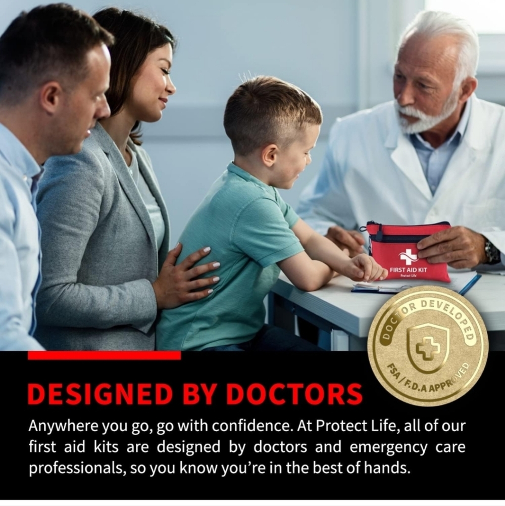 100 Pcs First Aid Kit for Home - Picture 2 of 7